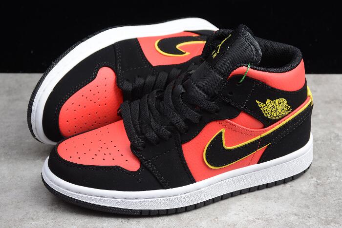 Air Jordan 1 Mid Hot Punch Shoes